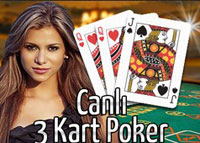 canlı 3 kart poker oynayın!